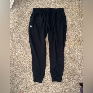 Under Armour Black Jogger Sweatpants with Logo